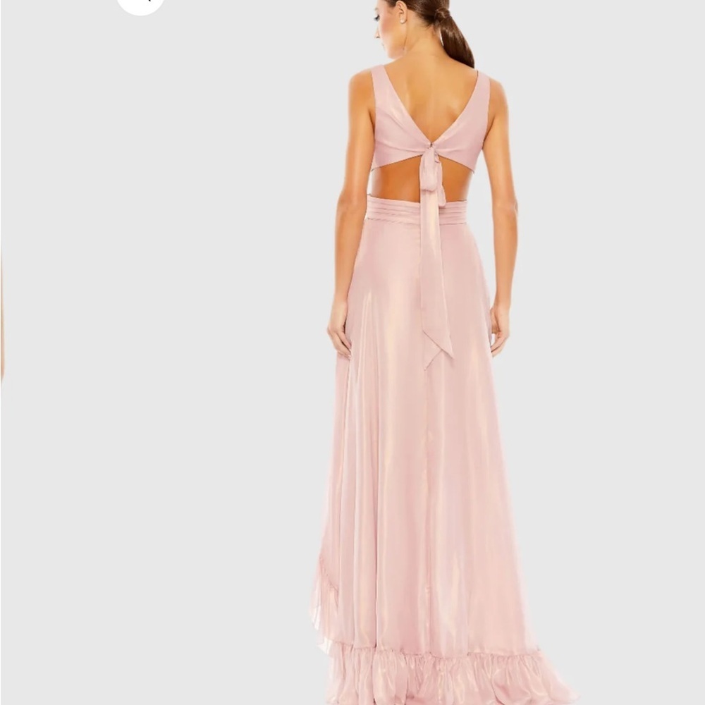 Mac Duggal Rose Gold 6 Flawed High Low 49526